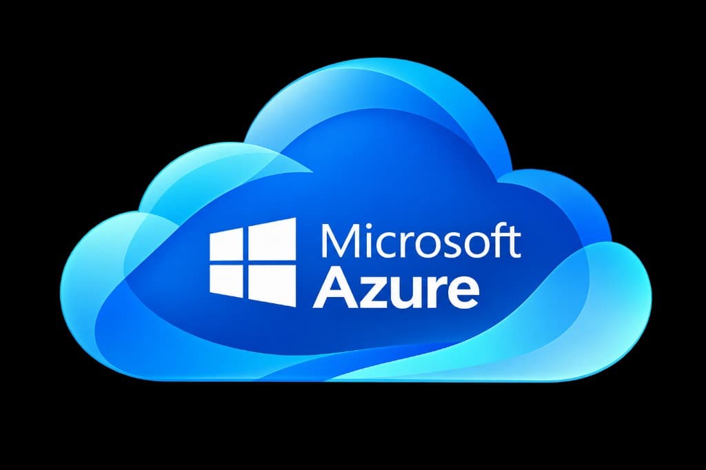 Azure cloud services illustration
